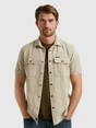 PME Legend Short Sleeve Shirt Linen dobby