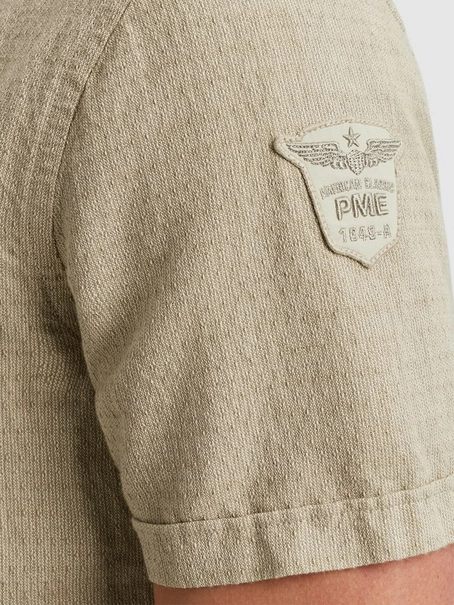 PME Legend Short Sleeve Shirt Linen dobby