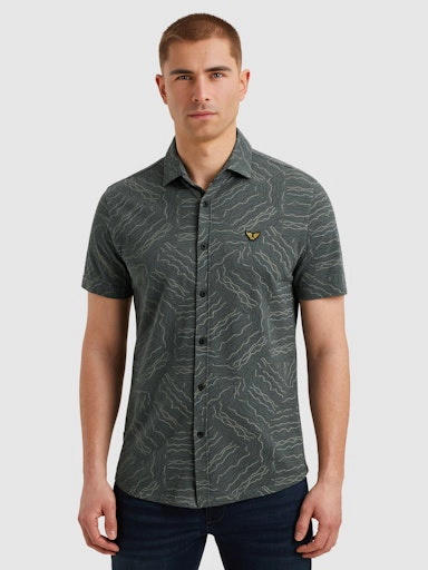 PME Legend Short Sleeve Shirt Print on Jersey