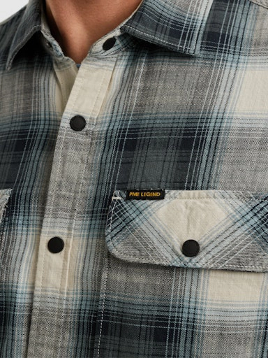 PME Legend Short Sleeve Shirt Slub Weave yarn