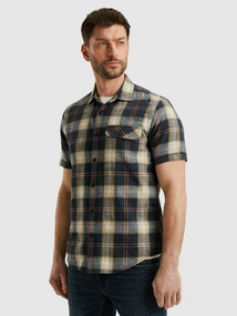 PME Legend Short Sleeve Shirt Slub Yarn Dyed