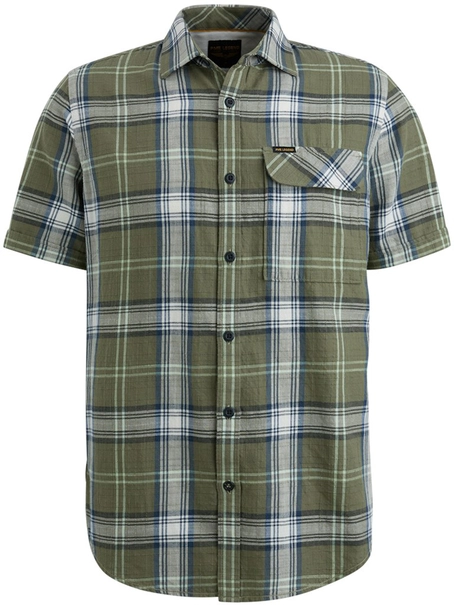 PME Legend Short Sleeve Shirt Slub Yarn Dyed