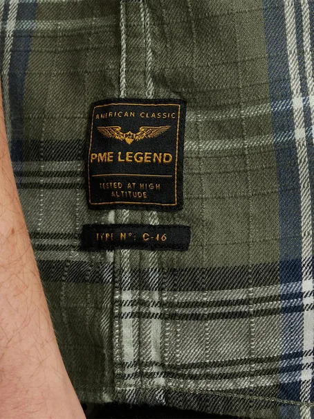 PME Legend Short Sleeve Shirt Slub Yarn Dyed