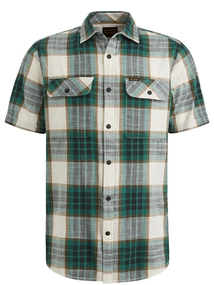 PME Legend Short Sleeve Shirt Y/D Slub Herrin