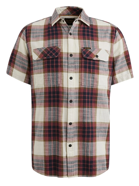 PME Legend Short Sleeve Shirt Y/D Slub Herrin