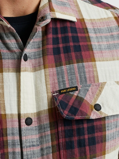 PME Legend Short Sleeve Shirt Y/D Slub Herrin