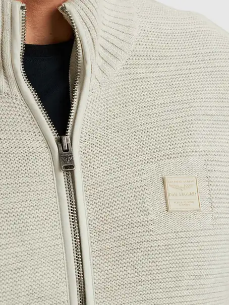 PME Legend Zip jacket cotton structure knit
