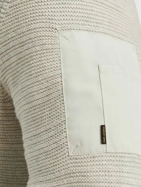 PME Legend Zip jacket cotton structure knit