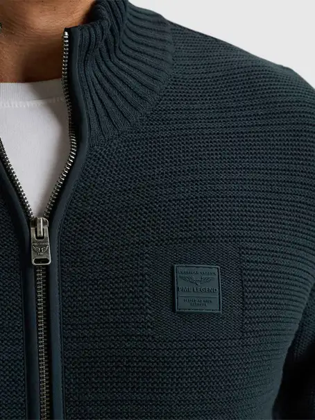 PME Legend Zip jacket cotton structure knit