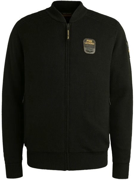 PME Legend Zip jacket heavy knit mixed yarn