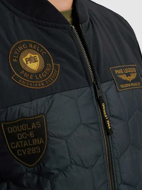 PME Legend Zip jacket interlock nylon mix hyb
