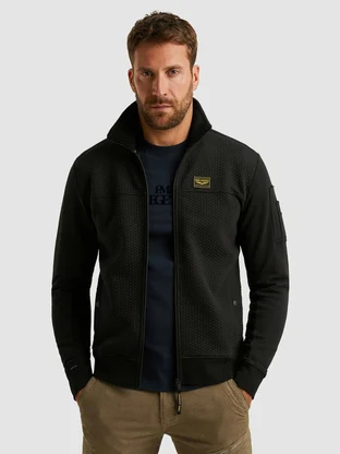 PME Legend Zip jacket jacquard interlock swea