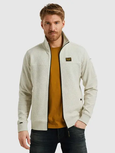 PME Legend Zip jacket jacquard interlock swea