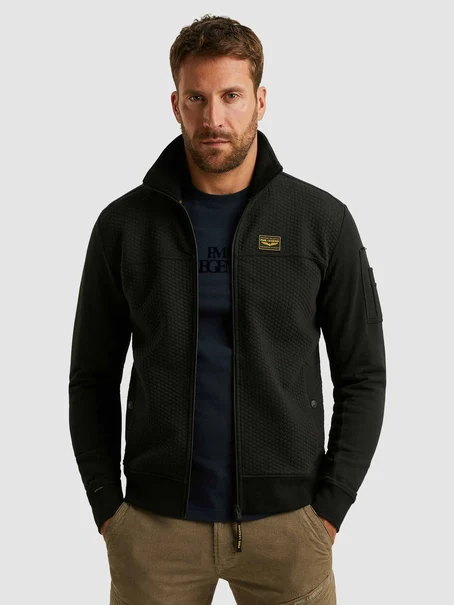 PME Legend Zip jacket jacquard interlock swea