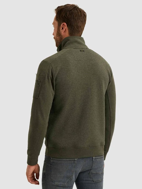 PME Legend Zip jacket jacquard interlock swea