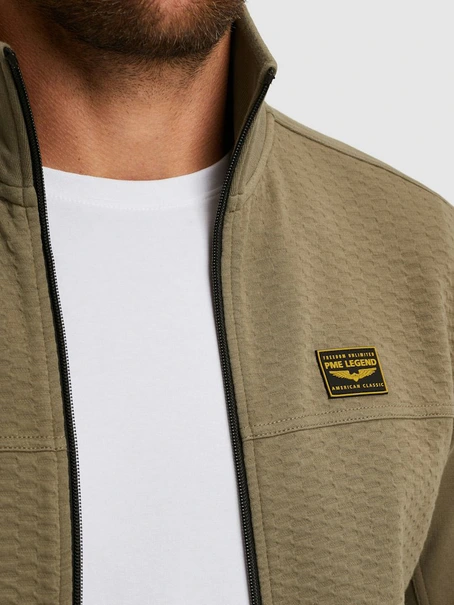 PME Legend Zip jacket jacquard interlock swea