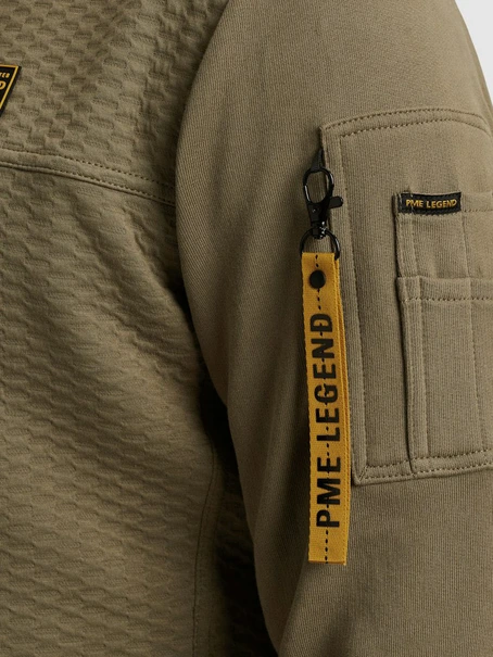 PME Legend Zip jacket jacquard interlock swea