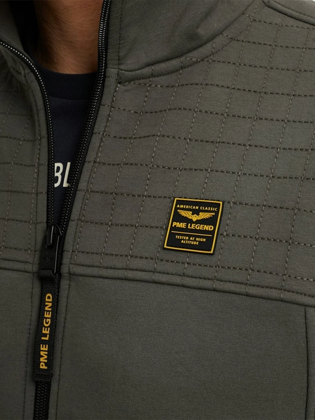 PME Legend Zip jacket spacer look sweat