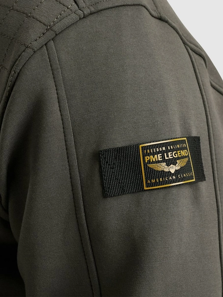 PME Legend Zip jacket spacer look sweat