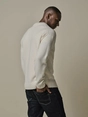 Profuomo CARDIGAN FULL BUTTON OFF WHITE