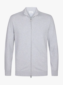 Profuomo CARDIGAN FULL ZIP L GREY