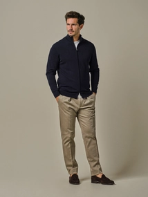 Profuomo CARDIGAN FULL ZIP NAVY