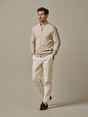 Profuomo CARDIGAN FULL ZIP SAND