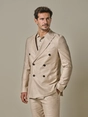 Profuomo JACKET LI BLEND DB D.BEIGE