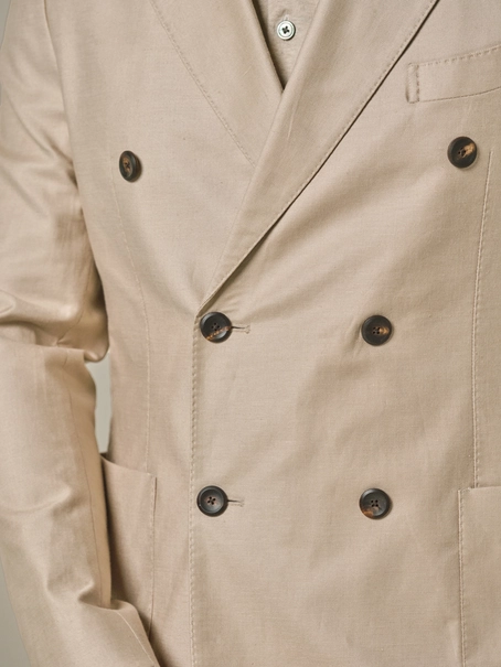 Profuomo JACKET LI BLEND DB D.BEIGE