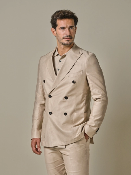 Profuomo JACKET LI BLEND DB D.BEIGE