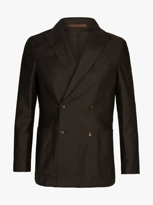 Profuomo JACKET LI BLEND DB D.BROWN