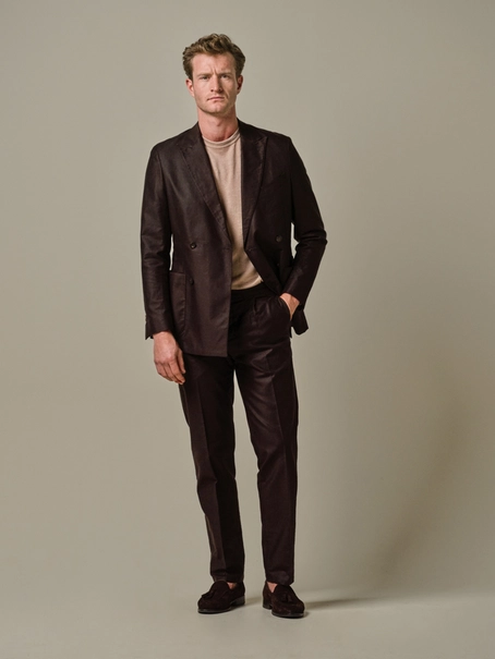 Profuomo JACKET LI BLEND DB D.BROWN