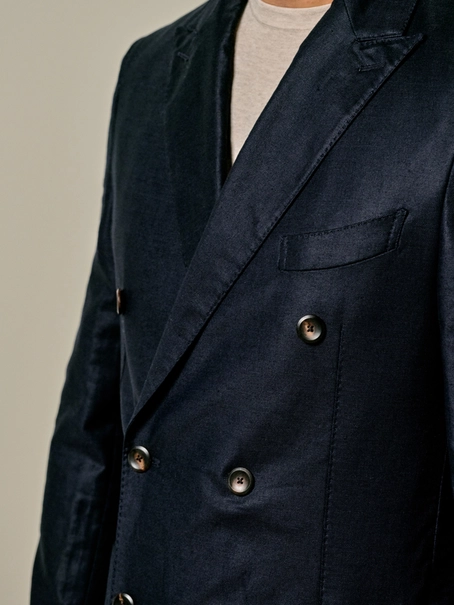 Profuomo JACKET LI BLEND DB NAVY