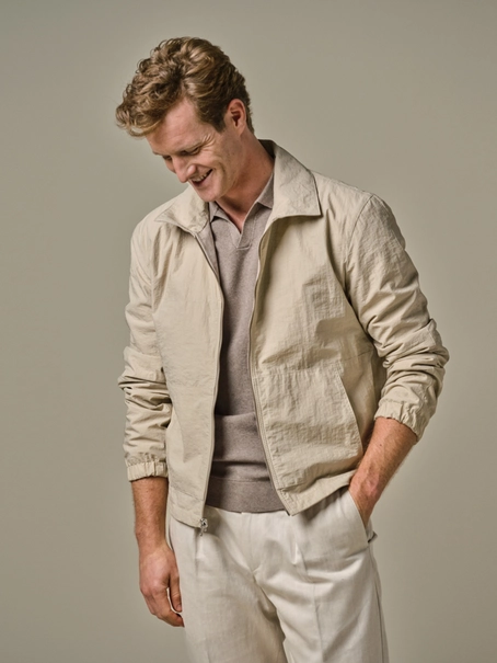 Profuomo OUTERW BMBR SUEDE REV SAND