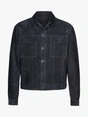 Profuomo OUTERW DENIM JACK SUEDE NAVY
