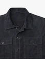 Profuomo OUTERW DENIM JACK SUEDE NAVY