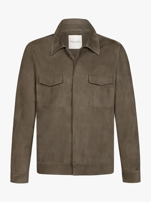 Profuomo OUTERW JCT SUEDE L.BROWN