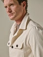 Profuomo OVERSHIRT CONTRAST LS OFF WHITE