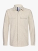 Profuomo OVERSHIRT COTTON LINEN BEIGE