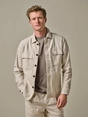 Profuomo OVERSHIRT COTTON LINEN BEIGE