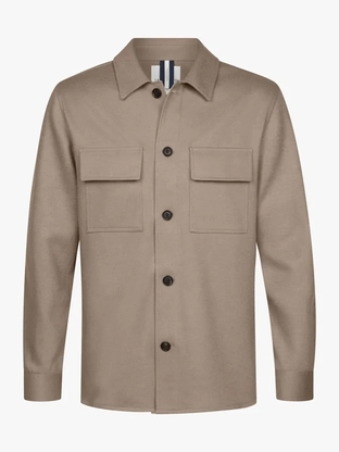 Profuomo OVERSHIRT CUTAWAY BEIGE