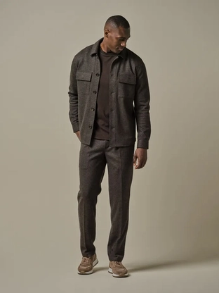 Profuomo OVERSHIRT CUTAWAY BROWN