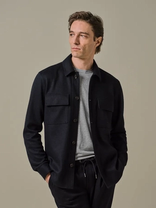Profuomo OVERSHIRT CUTAWAY NAVY