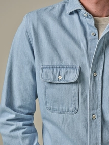 Profuomo OVERSHIRT DENIM LIGHT