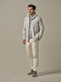 Profuomo OVERSHIRT HERRINGBONE L.GREY