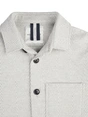 Profuomo OVERSHIRT HERRINGBONE L.GREY