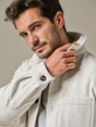 Profuomo OVERSHIRT HERRINGBONE L.GREY