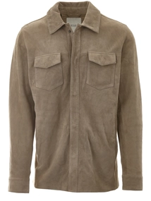 Profuomo OVERSHIRT JACK SUEDE D BEIGE