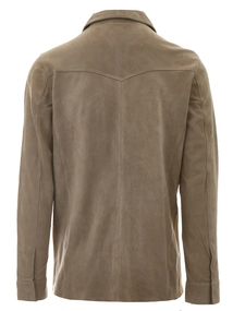 Profuomo OVERSHIRT JACK SUEDE D BEIGE
