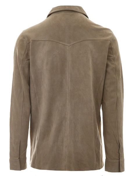 Profuomo OVERSHIRT JACK SUEDE D BEIGE